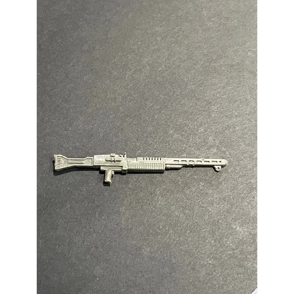 Vintage GI Joe DLT-19 Heavy Blaster Rifle Accessory Gray 12 Inch Scale 3.5